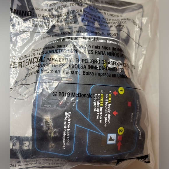 2010 And 2019 Star Wars McDonald’s Happy Meal Toys, NIP - Picture 6 of 6